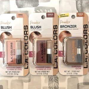 L.A. Colors Powder Blushes and Bronzer